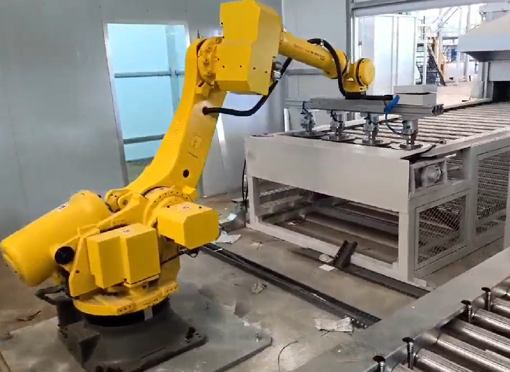 剎車(chē)盤(pán)自動(dòng)噴涂生產(chǎn)線(xiàn)順利安裝